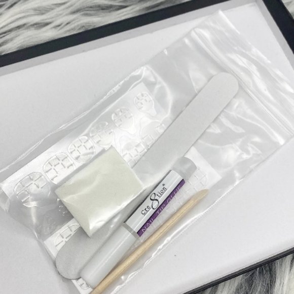 Handmade XL Coffin Press On Nails "Baddie" Theme - Picture 5 of 5